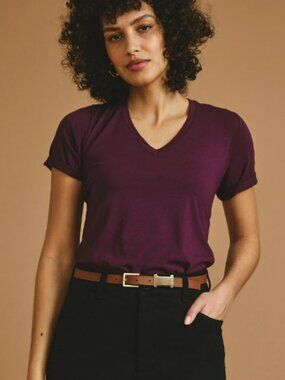 ## ✨ Universal Standard V Rex Tee in Deep Mulberry ✨